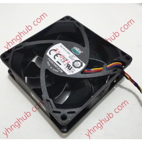 Cooler Master FA08025M12LPA DC 12V 0.45A 80x80x25mm 4-Wire Server Cooling Fan