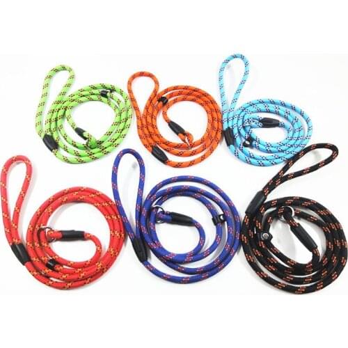 Fine-grained dog p-chain 6-color nylon leash pet dog leash pet supplies 1.4M