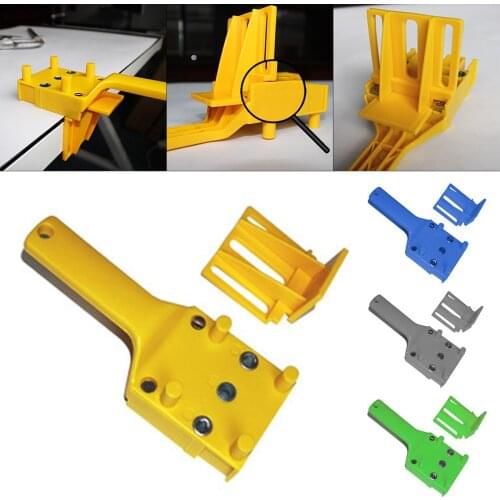 Wood Doweling Jig Drill Guide Plastic Pocket Hole Jig Hole Locator Positioning Hole DIY Self Centering Punch Carpenter Tool