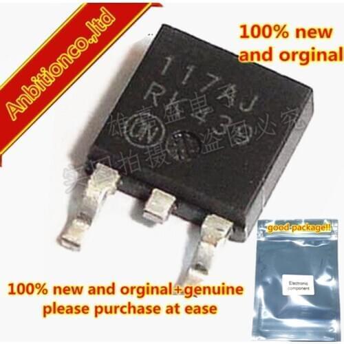 10pcs 100% new original NCP1117DTARKG NCP1117 1117AJG TO252 1.0 A Low-Dropout Positive Fixed and Adjustable Voltage Re in stock