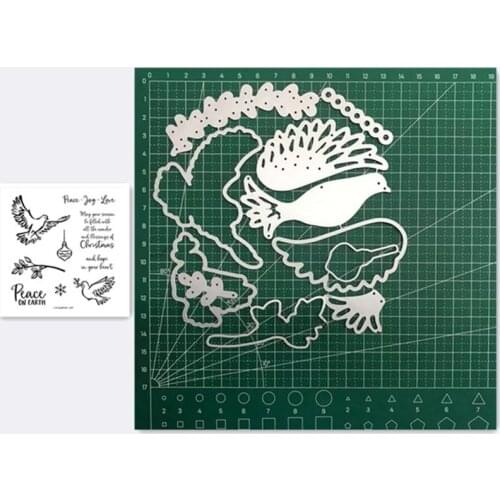 2021 New Metal Cutting Dies And Stamps Stencils for Card Making Scrapbooking DIY Album Paper Cards Embossing Dies Cut Pigeon