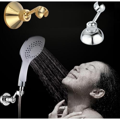NEW Bathroom Accessories Hand Shower Mounting Rack Chrome / Golden Polish Brass Para Bathroom Wall Mounted Shower Brackets