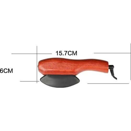 Powered vermiculite scraping knife electric scraping plate scraping instrument slice lymphatic massage tool natural meteorite