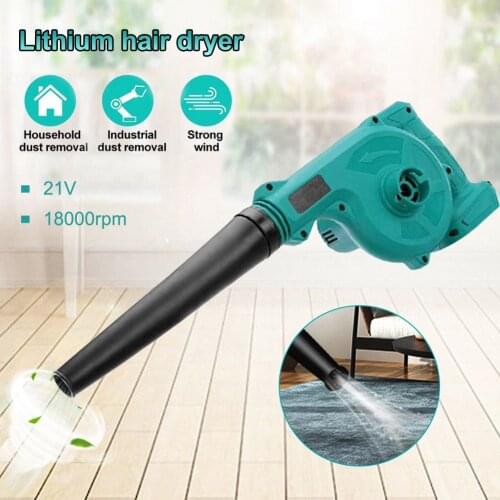Rechargeable Air Blower 21v Blower Dust Collector Computer Dust Cordless Electric Vacuum Cleaner Blower Home Garden Clean Tool