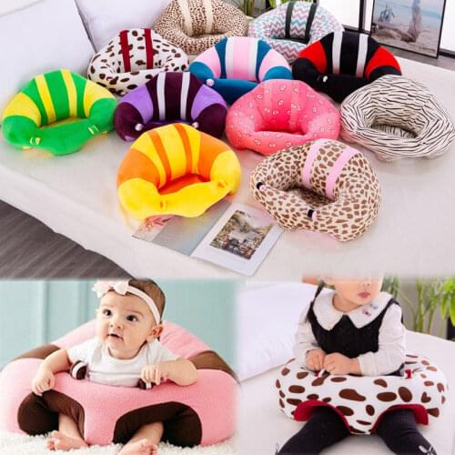 Baby Support Seat Plush Soft Baby Sofa Infant Learning To Sit Chair Keep Sitting Posture Comfortable For 0-36 Months Children