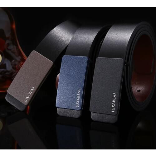 Luxury Original Leather Belt Men Genuine Leather Luxury Designer Belts High Quality Business Fashion Strap Male Jeans For Man