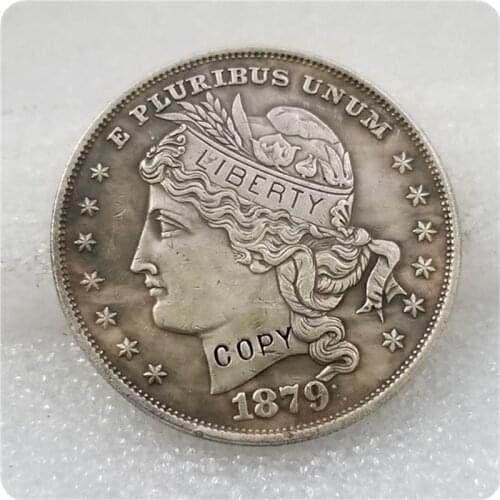 USA 1879 Wavy Hair Dollar Patterns COPY FREE SHIPPING