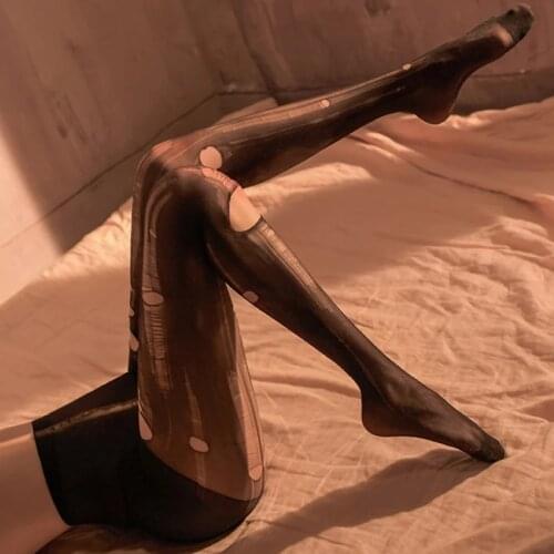 Women Temptation Sexy Tearable Ultra-Thin Pantyhose See-Through Ripped Hole Disposable Tights Stockings Hosiery Lingerie Black