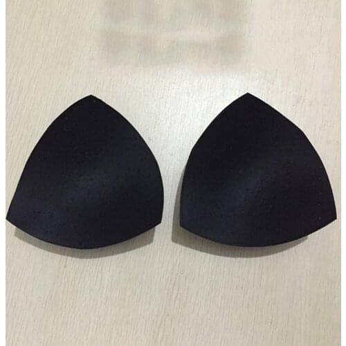 2pcs Women Triangular Thick Sponge Chest Bra Pads Inserts Breast Enhancer Push Up Breathable Seamless Underwear Pad Hot