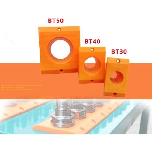 10pcs/SET chuck holder baseBT30 BT40 BT50 tool holder sleeve collecting box tool set plastic case ABS