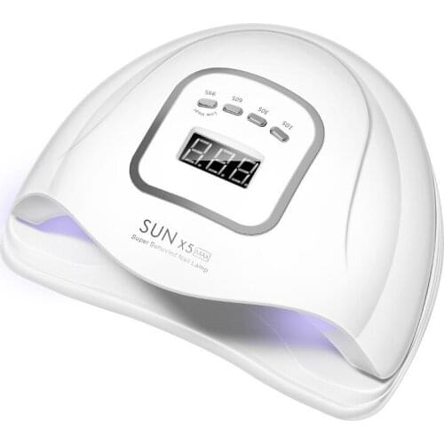 120W 45 Led Nail Light Therapy Machine Induction Lamp Dryer Nail Polish Glue Quick-Drying Machine Curing Polish US Plug