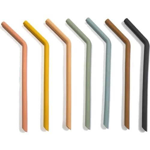 3PCS Baby Silicone Straws Reusable Drinking BPA Free Straws Feeding Accessory Food Grade Silicone