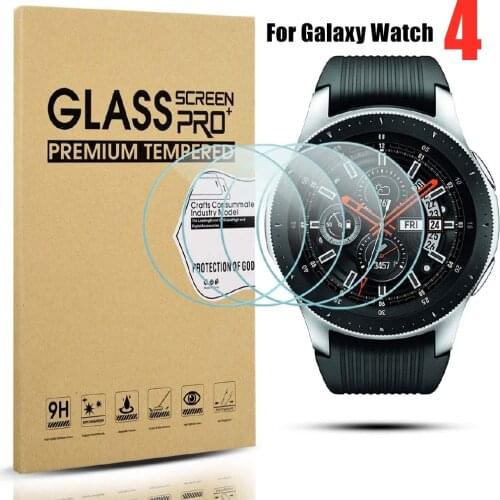 5-1 Pack Watch 4 Screen Protector Glass For Galaxy Watch 4 40mm 44mm Protective Film on For Samsung Watch 4 Classic 42mm/46mm
