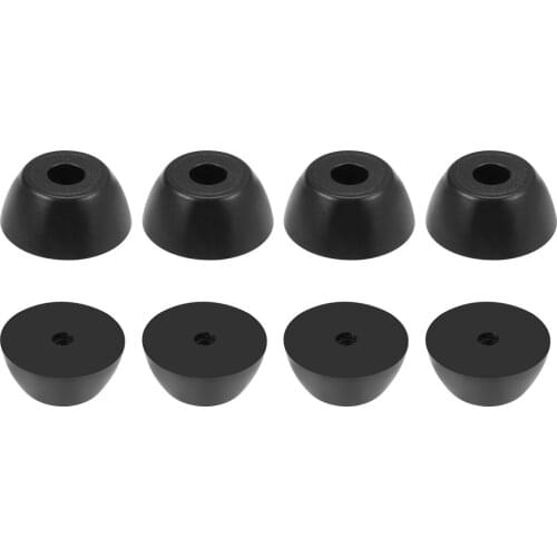 Uxcell Rubber Furniture Pads, 30mm x 19mm Anti-Slip Bumpers 13mm Height 8Pcs