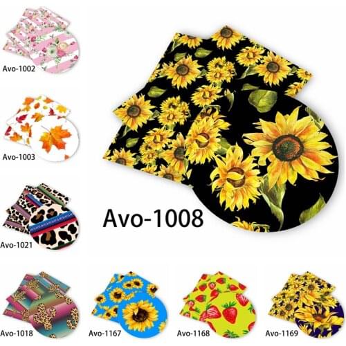 Huangtao Diy accessories 30*136cm Printed Faux Synthetic Leather for Bow,DIY handmade Materials