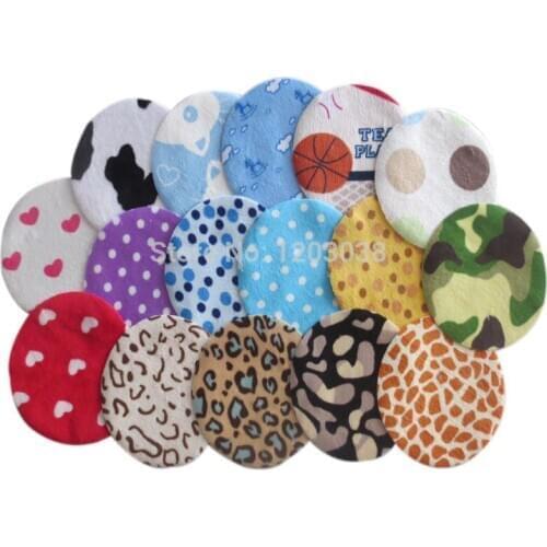 Free Shipping 400 PCS (200 pairs ) Minky Print Reusable Breast Pads Nursing Waterproof Organic Plain Washable Pad