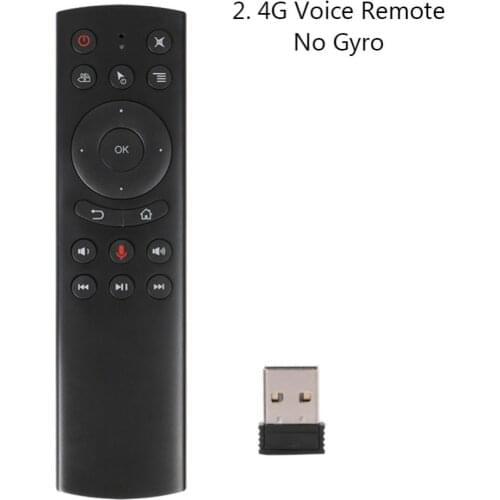 Bluelans G20S 2.4G Mini Wireless Voice Remote Control Gyro Controller for PC Set-top Box
