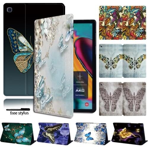 Tablet Case for Samsung Galaxy Tab S6 Lite/Tab A7/Tab A 9.7/Tab A 8/Tab S5e/Tab A A6 10.1 Inch Protective Case Shell + Stylus