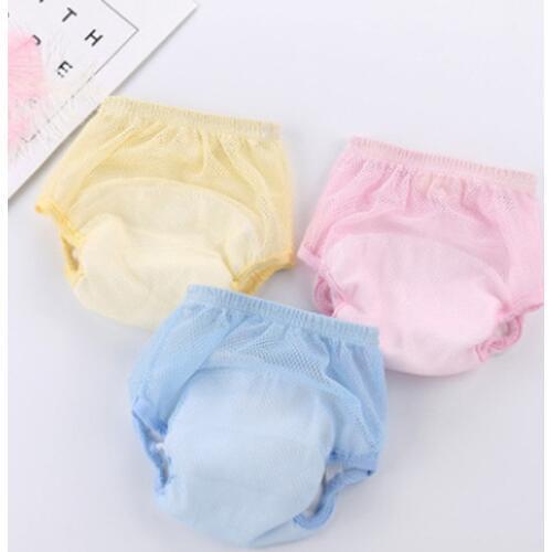 Baby Cotton Training Pants Panties Baby Breathable Diapers Cloth Diaper Nappies Infants Children Underwear Nappy