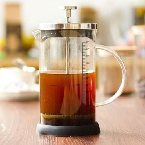 Stainless Steel French Press, Boron Silicate Coffee Pot, Coffee Maker, Tea Pot 350ML 600ML