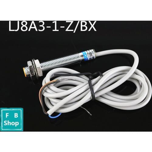 1pcs LJ8A3-1-Z/BX induction 1mm DC NPN NC M8 metal sensor inductive proximity switch Screen shield type LJ8A3 sensor switch