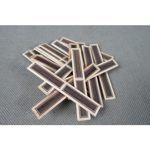 Classical Guitar bridge 20pcs tie blocks Maple inlay Rosewood A-02