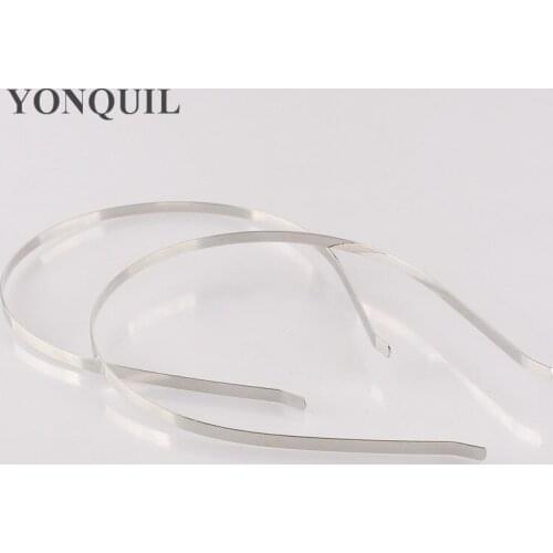 0.5Cm Metal Silver Hairband High Quality Wedding DIY Hair Accessories Good as Hairband Decoration Millinery Material 100Pcs/Lot
