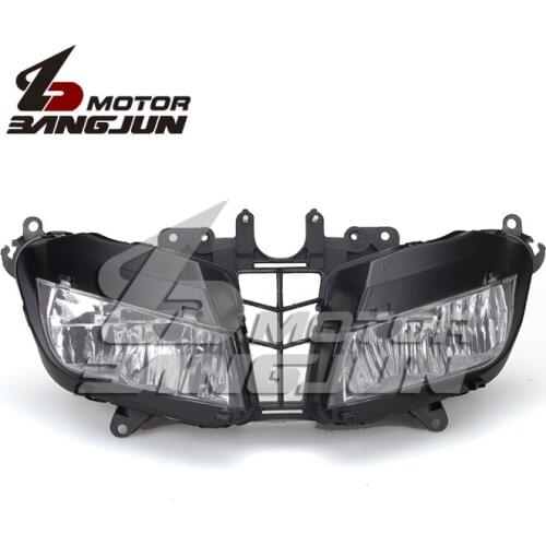 Motorcycle Black Headlight Headlamp Head Lights Lamps Assembly For Honda CBR600 CBR600RR F5 2013 2014 2015