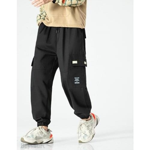 Mens Cargo Pants Joggers Cotton Comfortable Pant For Man Casual Cargo Pants Men Streetwear Loose Man Trouser Male Sweatpants