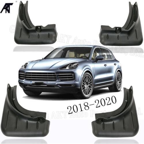 Front Rear Car Mudguards for Porsche Cayenne PO536 2018 -2020 Mudflap Fender Mud Flaps Guard Splash Accessories 3rd 3 Gen