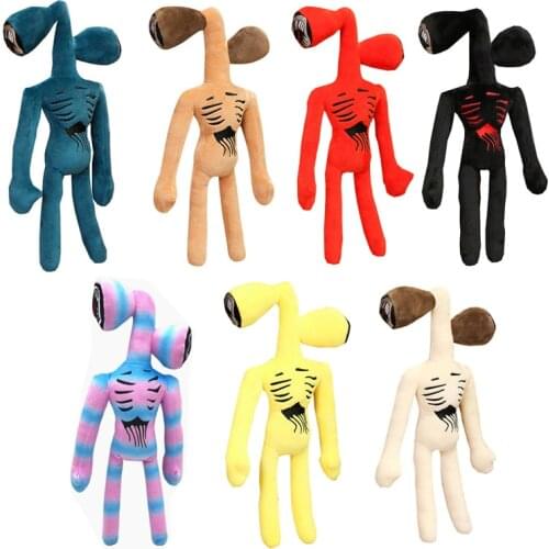 Sirenhead Anime Plushie Siren Head Plush Doll Toys Scary Black Cartoon Cat Soft Stuffed Animals Figure Children Birthday Gifts