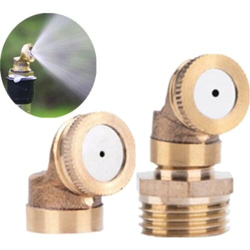 20pcs 1-Head Garden Sprinklers Irrigation Brass Water Flower Misting Nozzle Fog Sprayer for Agricultural Garden Tools