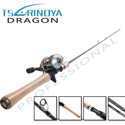 TSURINOYA 1.8m UL 1-8g Baitcasting Fishing Rod Cork Handle SIC Guide Ring Carbon Casting Rods Fishing Pole Fishing Tackle Pesca