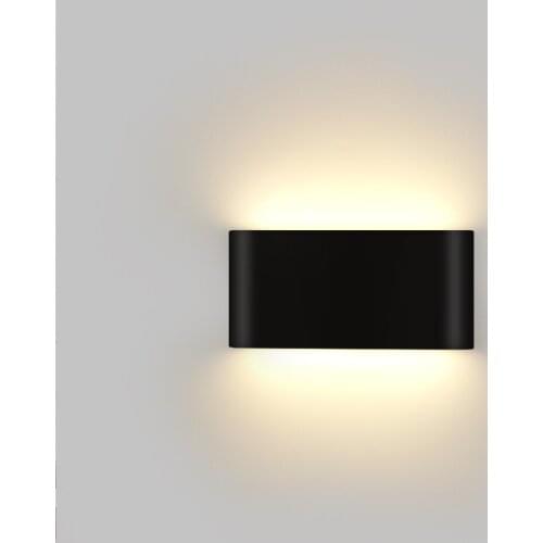 IP65 Wall Lamp Outdoor Waterproof Garden Lighting 6W 12W 18W Indoor Simple Wall Light For Living Room Stairs Corridor Bedroom