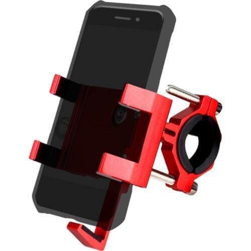 Universal Bicycle Phone Holder Aluminum Alloy Road Bike Handlebar Bike Motorcycle Mini Phone Holder Mount Support Bracket