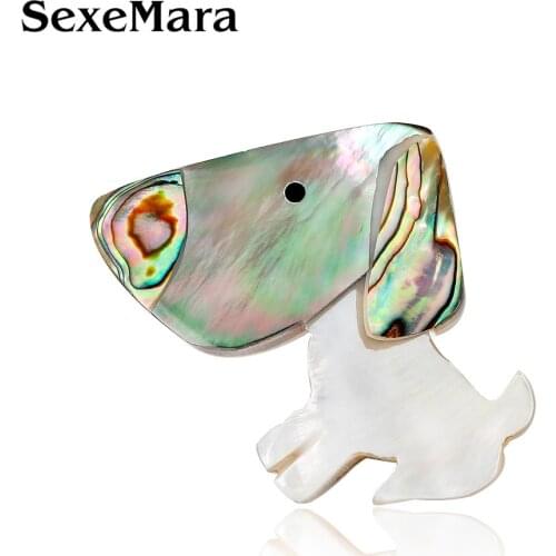 SexeMara Acrylic Brooch Cartoon Dog Women Girl Metal Pins Badges Brooche For Backpacks Clothing Accessories Fashion Jewelry Gift