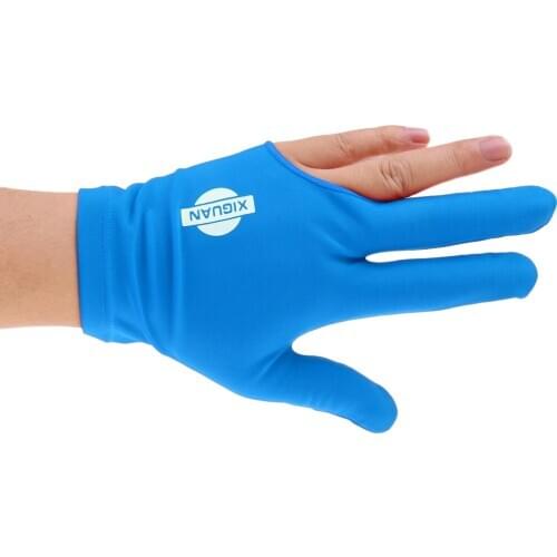 3 Fingers Glove Billiards Pool Snooker Cue Shooters Gloves for Left Hand