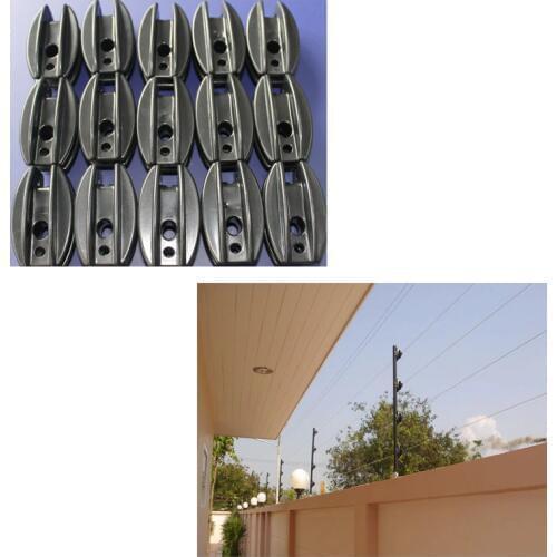 90PCS Plastic Fencing Insulators Electronic Fence Terminal Rod Insulator Electric Fence Accessories