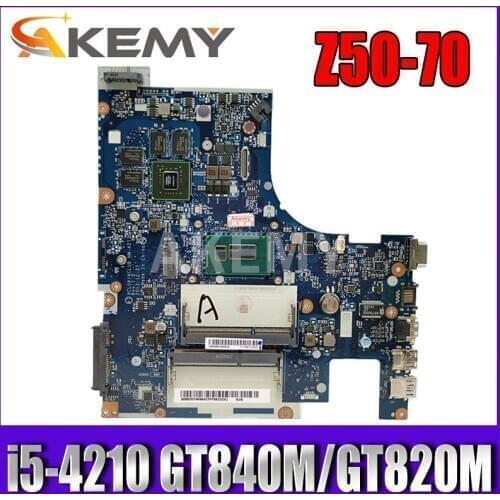 ACLUA/ACLUB NM-A273 For lenovo Z50-70 G50-70M laptop motherboard FRU: 5B20G45451 i5 4200U/4210U GPU: GT840M/GT820M