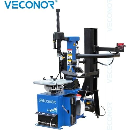 V853 Automatic Tilt Column Car Tire Changer with Premium DP30 Helper Arm For Rims up to 24"