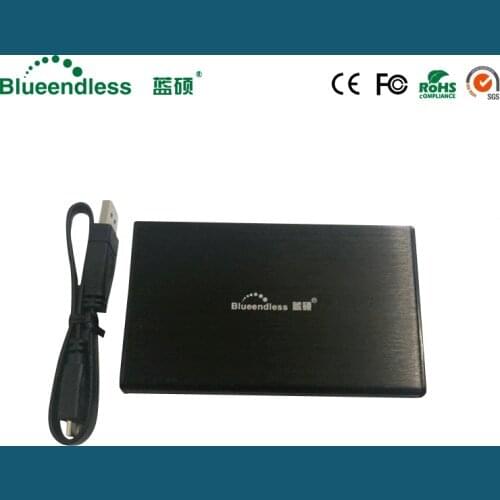 Blueendless BU23T Aluminum 2.5" hdd case USB 3.0 to Sata 6Gbps High speed Portable the hard disk drive external hard drive 1tb