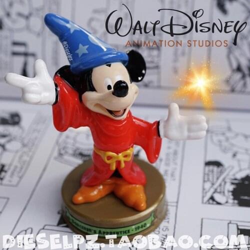 Disney Original Magician Mickey Figure Toy Dolls 90cm Rare PVC Collection Model Ornaments