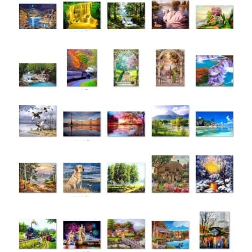 Sea scenery cross stitch kit people 18ct 14ct UNprinting11ct count print canvas stitches embroidery DIY handmade needlework