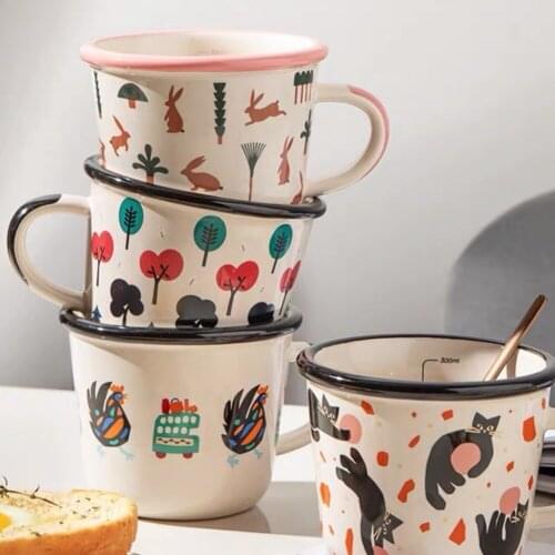 Mug Coffee Cup Netflix France флаг ссср Kaffeetasse Scale Cute Girl Home Breakfast Milk Ceramic Water Miraculum Biedronka