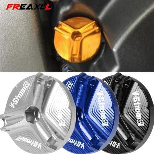 Oil Filler Cap FOR SUZUKI V-STROM 650 2004-2020 2019 2018 2017 2016 2015 2014 2013 2012 Engine Oil Drain Plug Sump Nut Cup Cover