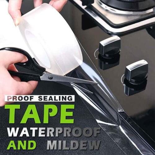 Family Nano Tape Double Sided Tape Kitchen Bathroom Sink Strong Non Marking Transparent Sealant Mold Reusable Waterproof Tapes