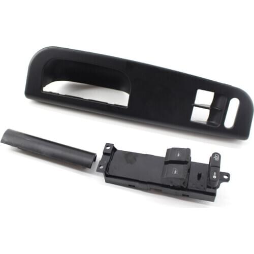 3pcs New Car Window Control Switch + Door Panel + Handle Cars Interruptor Fit For VW Passat Jetta Golf