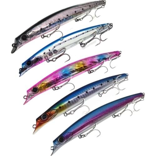 Swolfy 5pcs/lot 130mm 18g Floating Fishing Lures Jerkbaits minnow Bait good action Wobblers Pesca Tackle