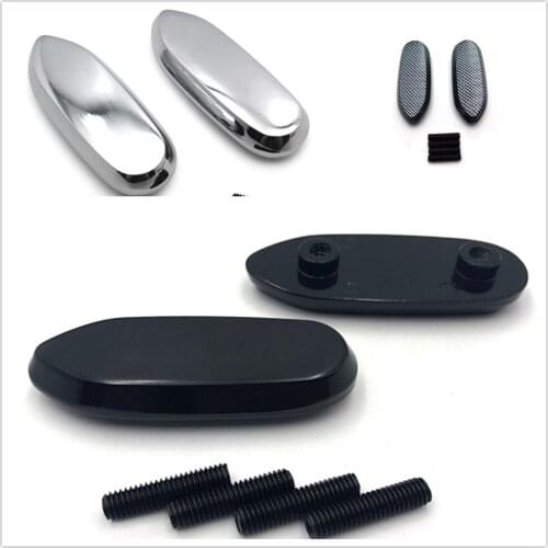 Aftermarket free shipping motorcycle parts Mirror Block Off Base Plates For Suzuki Gsxr 600 750 1000 GSX-R 2006-2008 CHROMED