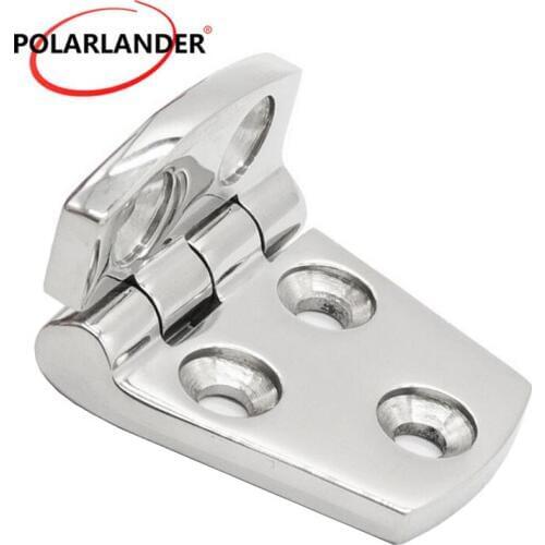 1 Piece 361 Stainless Steel Hardware for Boat Marine Five Holes Short Side Door Stamp Hinge